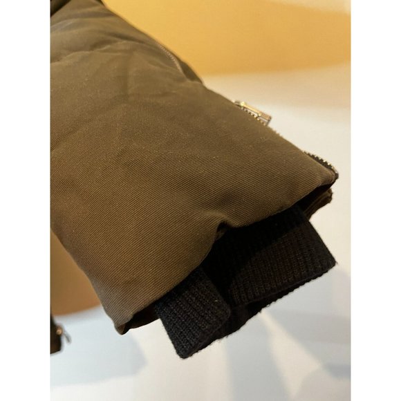 Moose Knuckle Down Filled Canada Men's Khaki Parka Hooded Coat Size XL - Picture 2 of 16